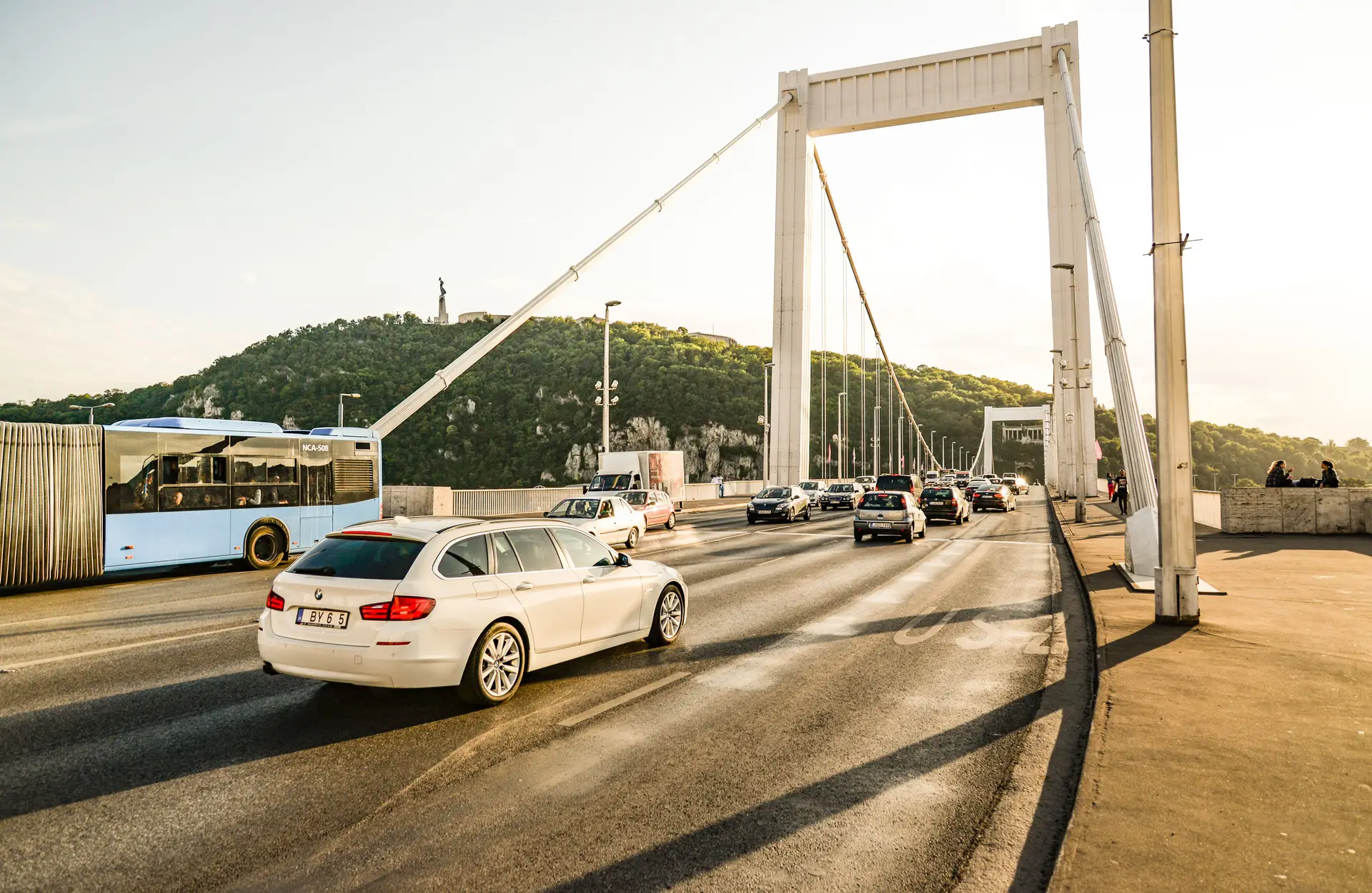Budapest városkép Erzsébet híd
